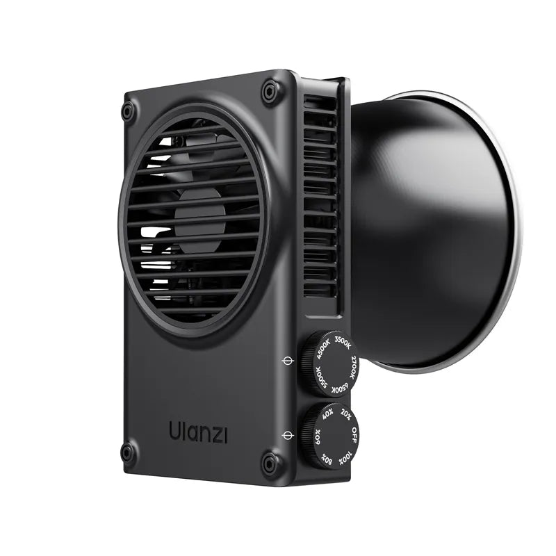Ulanzi C01 100W COB Licht - Dimmbare LED Video-Leuchte in Schwarz (CRI96+, 2700K-6500K)