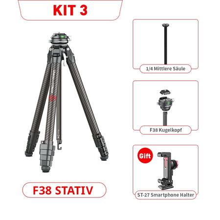 Treppiede da viaggio a sgancio rapido Ulanzi F38 3131
