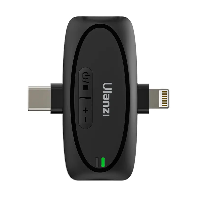 Ulanzi V6 3-in-1 Plug-Play Drahtloses Lavalier-Mikrofon für iPhone/Android/Tablet/Kamera A020GBB1