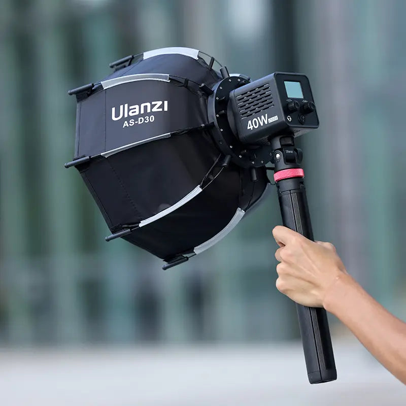 Ulanzi 30cm Oktagonale Softbox mit Mini Bowens Mount und Raster L083GBB1