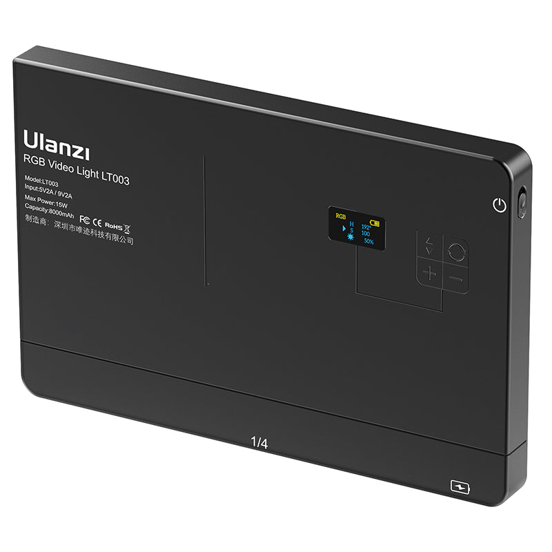 Ulanzi 10" RGB-LED-Videoleuchte 3099