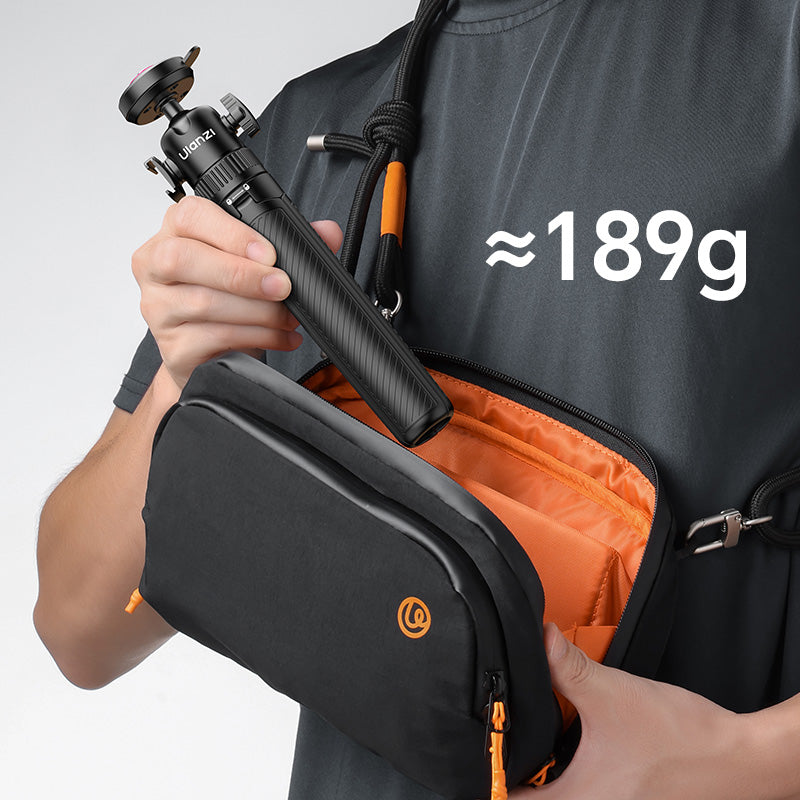 Ulanzi MT90 Cka Quick Release Stativ, Einfach zu transportieren und zu verpacken, so dass Sie leicht reisen und sich frei bewegen können - kein zusätzliches Gewicht, kein Ärger.