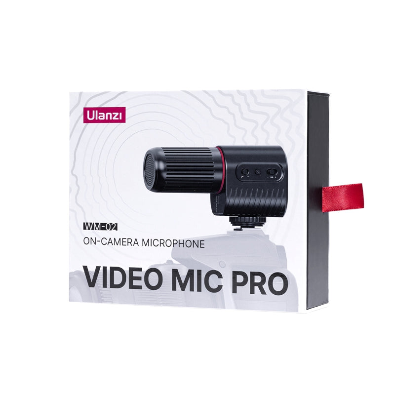 Ulanzi WM-02 Pro Kompaktes USB-Kameramontage-Schrotflintenmikrofon A002GBB1