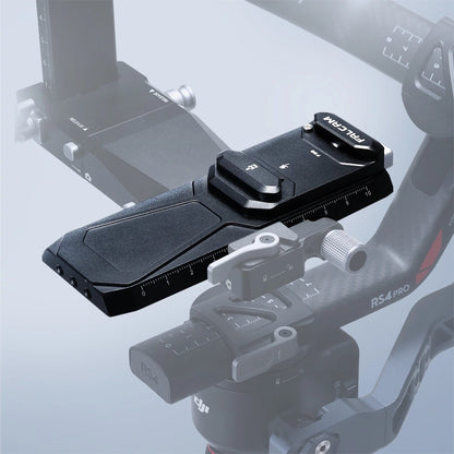 Ulanzi FALCAM F38 Schnellwechsel-Basisplatte V2 Kompatibel mit DJI RS5/RS4/RS4 Pro/RS3/RS3 Pro/RS2/RSC2 F38B5416