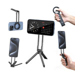 Ulanzi MA30 Karabiner-Stativ für Smartphone, kompaktes schwarzes Design für mobilen Einsatz und praktische Aufbewahrung.