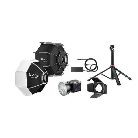 Ulanzi 40W tragbare LED-Videoleuchte Bundle