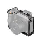 Falcam Native Guardian Kamera-Cage für Hasselblad X2D Schrägansicht mit ergonomischem Handgriff und 1/4-Zoll-Gewinden