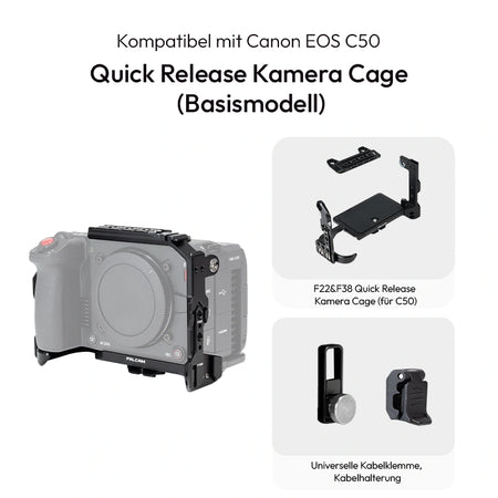 Ulanzi Falcam F22 & F38 Quick Release Kamera Cage Kompatibel mit Canon C50 C00B5B02