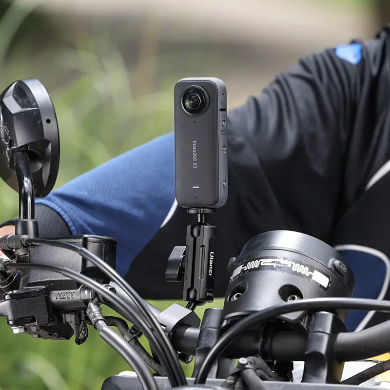 Ulanzi Fahrrad/Motorrad Lenkerklemmhalterung für GoPro/Insta360 Action Kameras C018GBB1