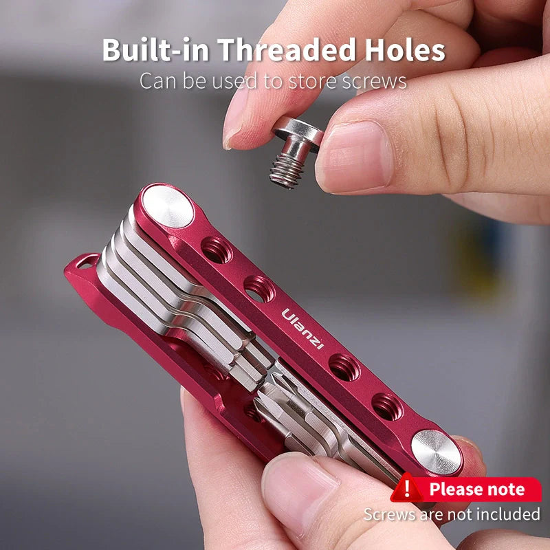 Ulanzi Klappbares Multitool mit Schraubendrehern und Schraubenschlüsseln C035GBB1