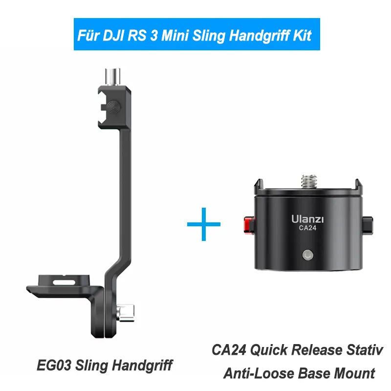 Ulanzi Claw Quick Release System für DJI RS 3/RS 3 Mini/RS 3 Pro/RS 2 Stabilisator