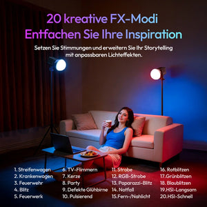 Ulanzi C60 RGB 60W RGB-Videoleuchte L277