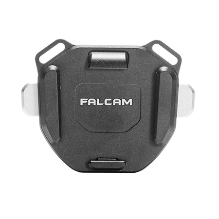 Falcam F38 Schultergurt-Schnellspanner Kit V2 Frontansicht mit gummierter Auflage und 1/4-Zoll-Schraube