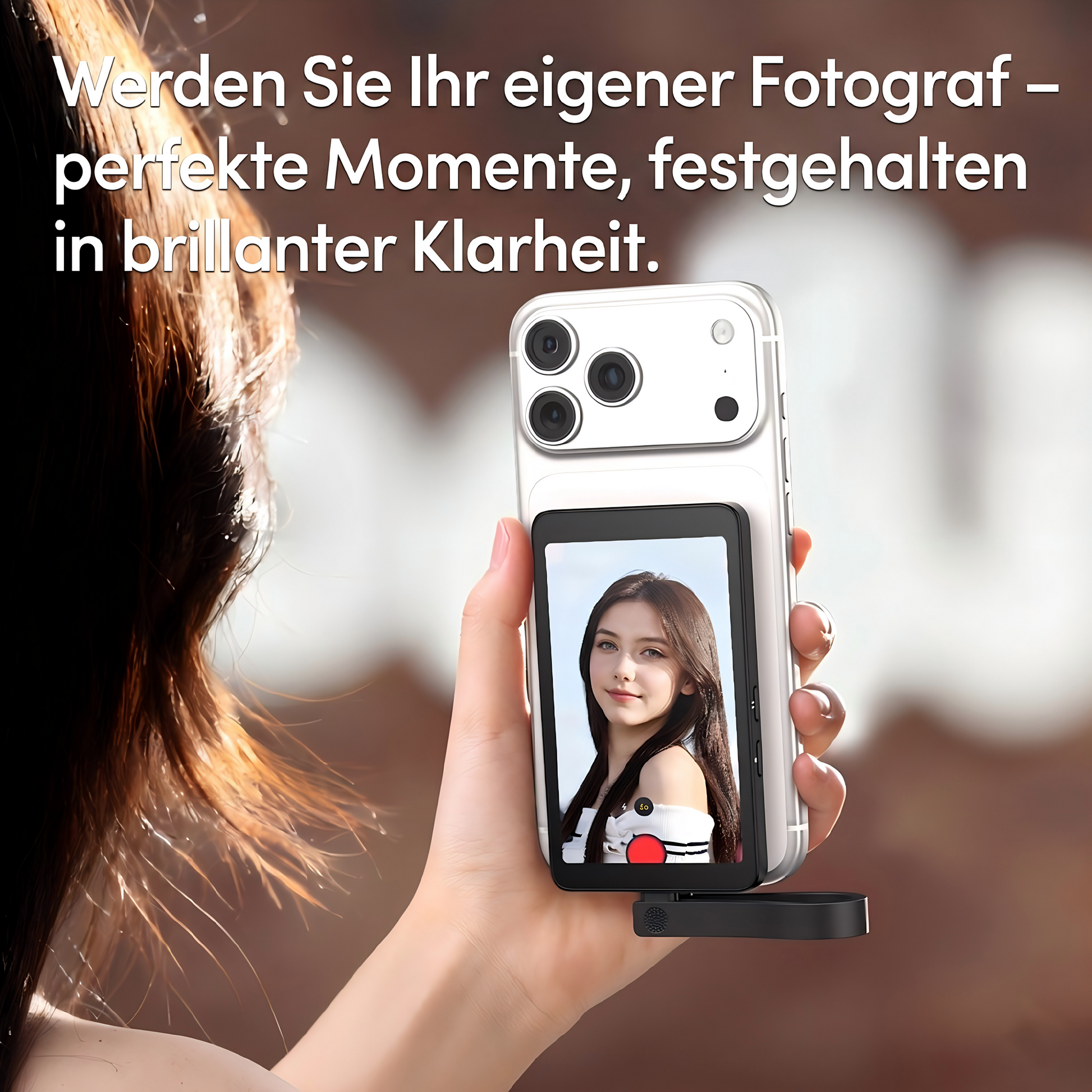 Ulanzi Vlog Selfie-Monitor: Werden Sie Ihr eigener Fotograf und halten Sie perfekte Momente in brillanter Klarheit fest – ideal für Selfies und Porträts.