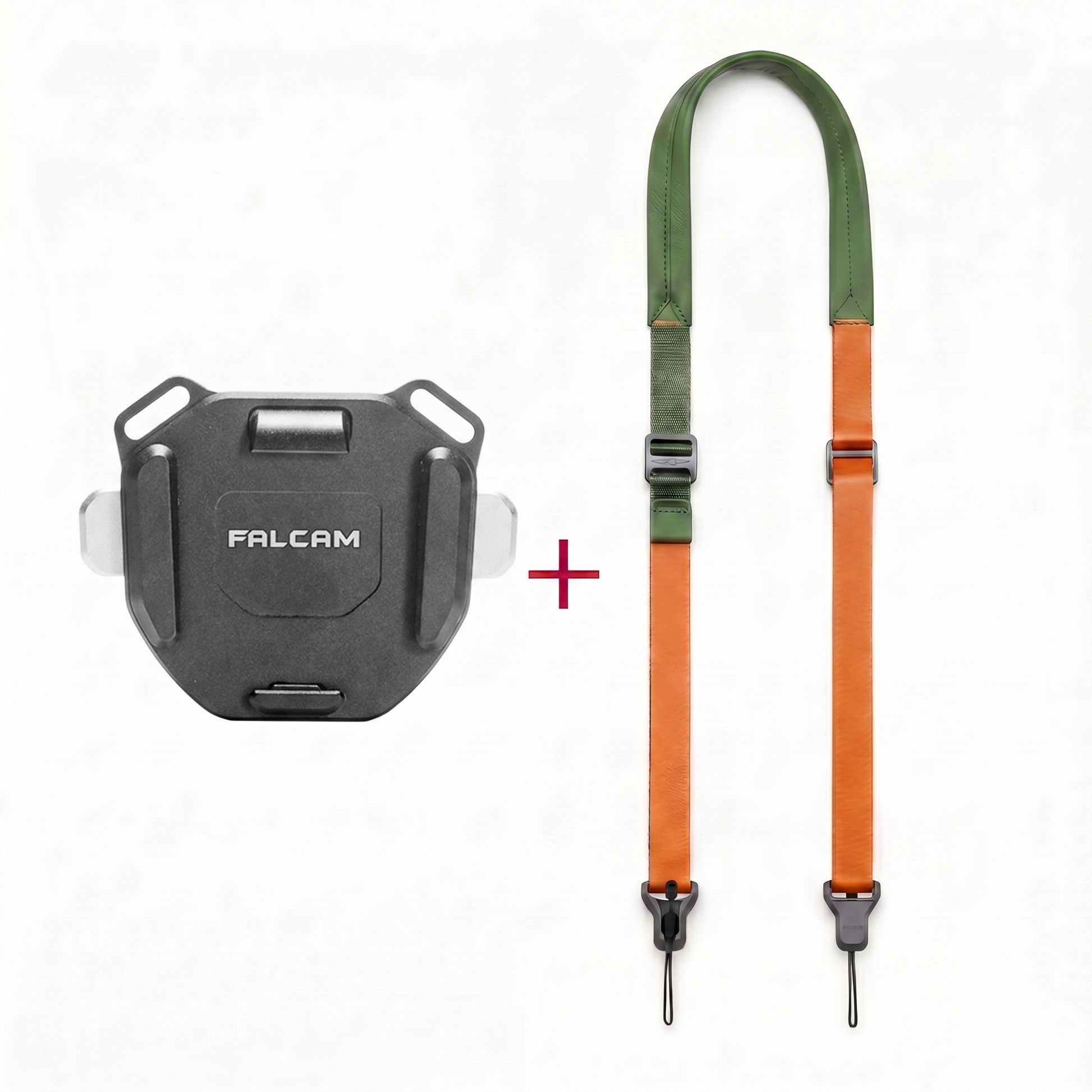 Falcam F38 Schultergurt-Schnellspanner Kit V2 Lieferumfang mit Sockel, F38 Platte und Schrauben