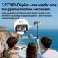 Ulanzi Vlog Selfie-Monitor mit 3,97" HD-Bildschirm – Nie wieder eine Gruppenaufnahme verpassen, ideal für perfekte Gruppenperspektiven mit Smartphone-Selfie-Sticks.