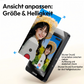 Ulanzi Vlog Selfie-Monitor mit anpassbarer Ansicht: Einstellung von Größe und Helligkeit via Kurzdruck – skalierter Zoom und drei Helligkeitsstufen für perfekte Aufnahmen.
