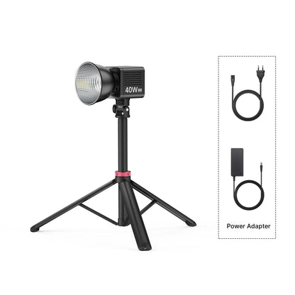 Ulanzi L023 40W Pro tragbare LED-Videoleuchte Anwendung mit Mini-Bowens-Softbox