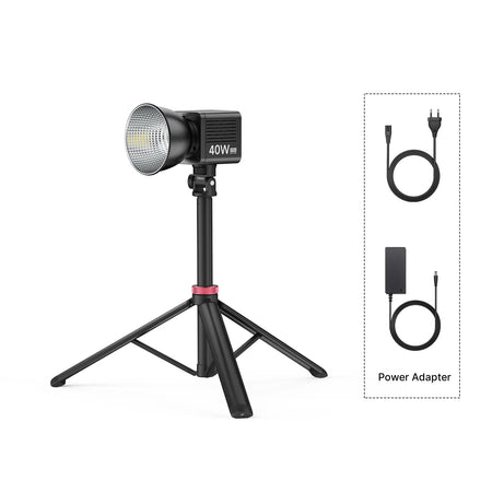 Ulanzi L023 40W Pro tragbare LED-Videoleuchte Anwendung mit Mini-Bowens-Softbox