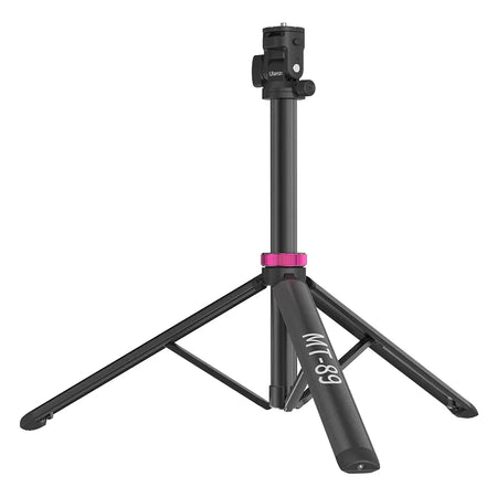 Ulanzi MT-89 Quick Release Lichtstativ als kompakter Handgriff mit zusammengeklappten Beinen und Quick-Release-Klemme