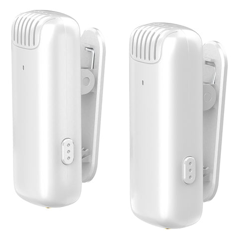 Ulanzi J12 Wireless Lavalier-Mikrofon-System (Weiß）