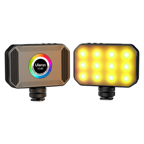 Ulanzi VL60 RGB Tragbare Mini Square Taschenlampe 2296