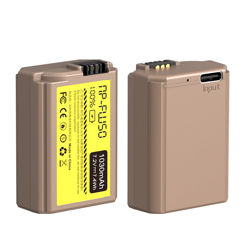 Ulanzi Sony NP-FW50 Type Lithium Ion Battery with USB-C Charging Port  (1030mAh) 3289- Ulanzi De