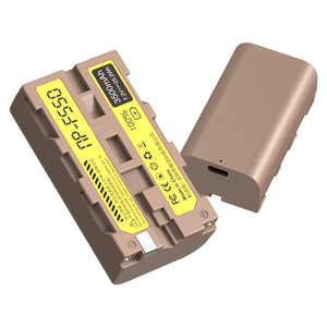 Batterie lithium-ion de type Ulanzi Sony NP-F550 avec port de chargement USB-C (3500 mAh) 3283