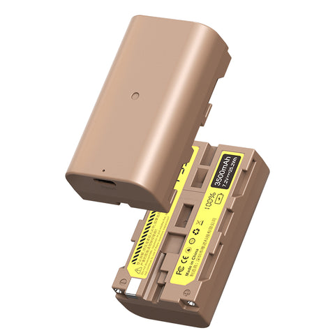 Ulanzi Sony NP-F550 Typ Lithium-Ionen-Akku mit USB-C-Ladeanschluss (3500mAh) 3283